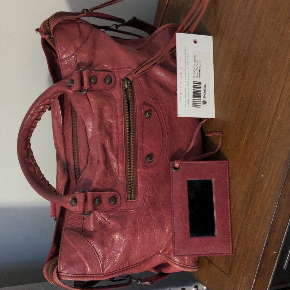 Balenciaga Agneau Classic City Moto Bag - Picture 2 of 10
